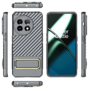 WAVY Ochranný kryt so stojanom OnePlus 11 5G šedý