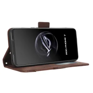 SLOT Peňaženkový obal pre Asus ROG Phone 7 hnedý