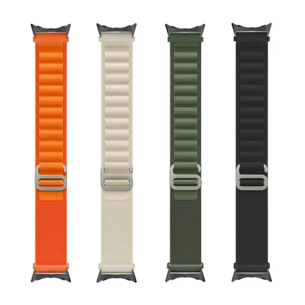 NYLON Vymeniteľný remienok pre Google Pixel Watch / Pixel Watch 2 béžový