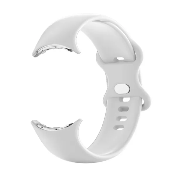 BUTTERFLY Silikónový remienok pre Google Pixel Watch / Pixel Watch 2 biely