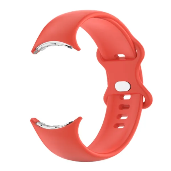 BUTTERFLY Silikónový remienok pre Google Pixel Watch / Pixel Watch 2 červený