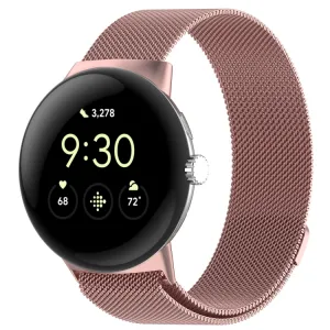MILANESE Kovový remienok Google Pixel Watch / Pixel Watch 2 ružový