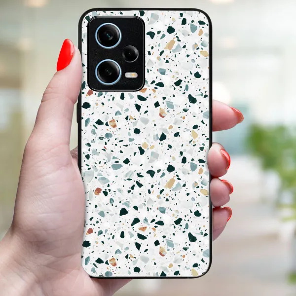MY ART Ochranný obal Xiaomi Redmi Note 12 5G GREY TERRAZZO (163)
