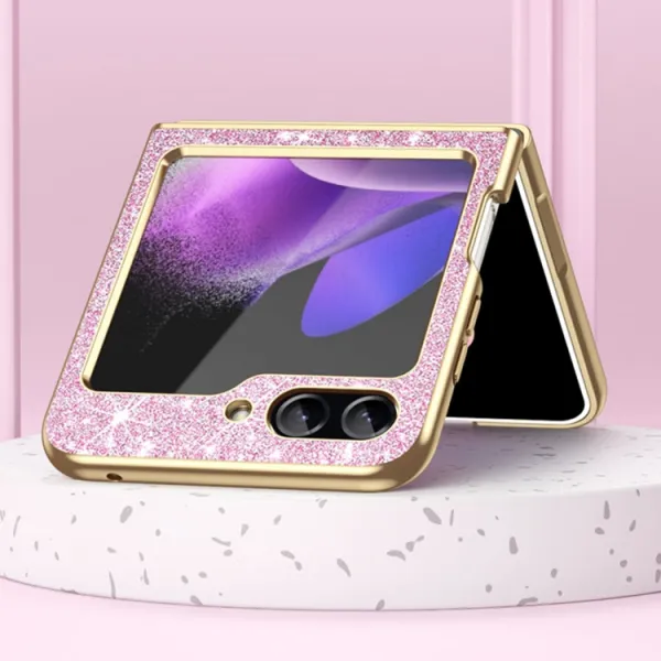 GLITTER Ochranný obal Samsung Galaxy Z Flip5 5G čierny