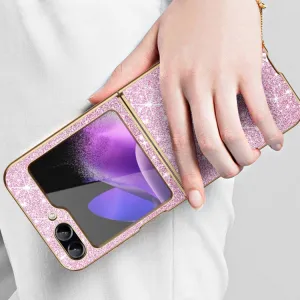 GLITTER Ochranný obal Samsung Galaxy Z Flip5 5G čierny
