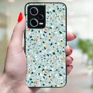 MY ART Ochranný obal Xiaomi Redmi Note 12 5G BLUE TERRAZZO (164)