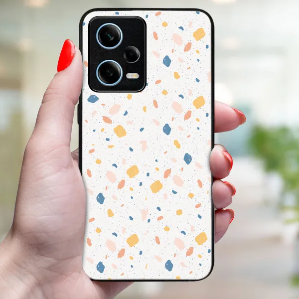MY ART Ochranný obal Xiaomi Redmi Note 12 5G ORANGE TERRAZZO (165)