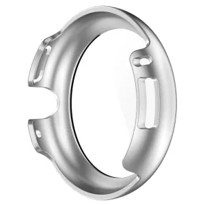 PC FULL COVER Plastový kryt so sklom pre Google Pixel Watch / Pixel Watch 2 strieborný