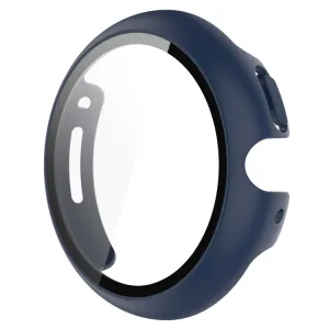 PC FULL COVER Plastový kryt so sklom pre Google Pixel Watch / Pixel Watch 2 tmavomodrý