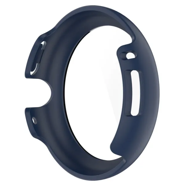 PC FULL COVER Plastový kryt so sklom pre Google Pixel Watch / Pixel Watch 2 tmavomodrý