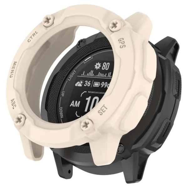 TPU HALF COVER Obal pre Garmin Instinct 2X béžový