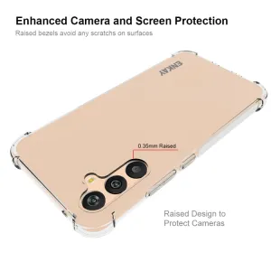 ENKAY SET Priehľadný obal + 2.5D ochranné sklo Samsung Galaxy A34 5G