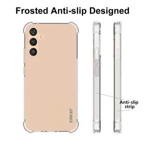 ENKAY SET Priehľadný obal + 2.5D ochranné sklo Samsung Galaxy A34 5G