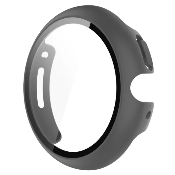 PC FULL COVER Plastový kryt so sklom pre Google Pixel Watch / Pixel Watch 2 šedý