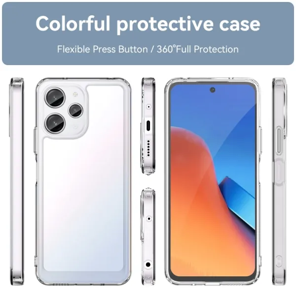 CRYSTAL Ochranný kryt pre Xiaomi Redmi 12 priehľadný