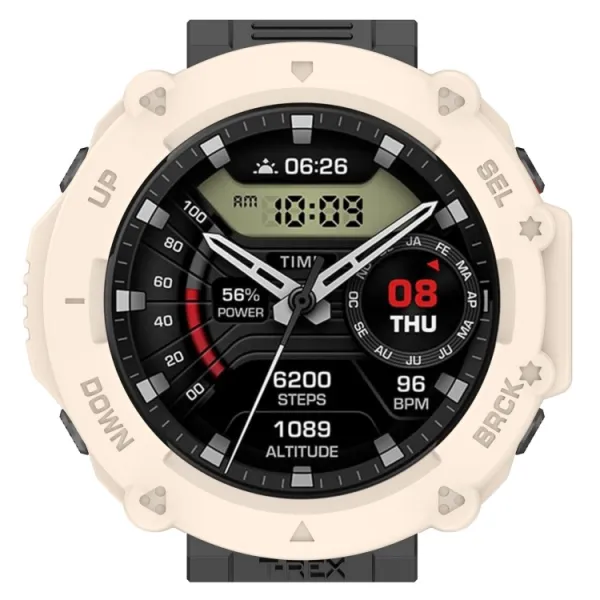 TPU HALF COVER Obal pre Amazfit T-Rex Ultra béžový