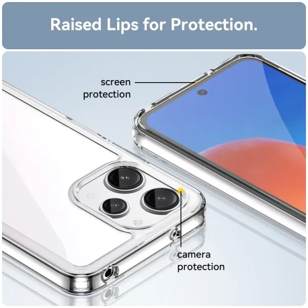 CRYSTAL Ochranný kryt pre Xiaomi Redmi 12 priehľadný