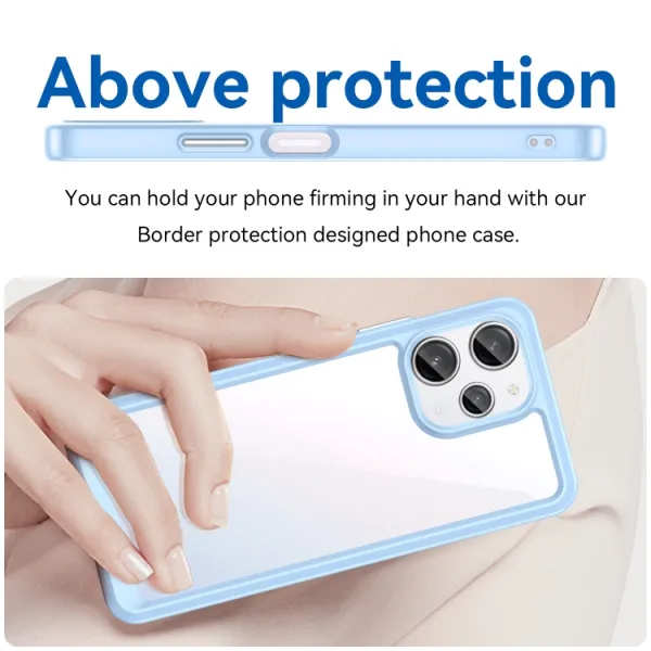 CRYSTAL Ochranný kryt pre Xiaomi Redmi 12 5G modrý