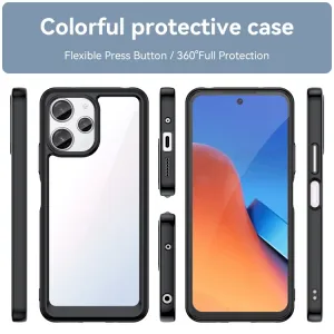 CRYSTAL Ochranný kryt pre Xiaomi Redmi 12 čierny