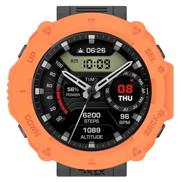 TPU HALF COVER Obal pre Amazfit T-Rex Ultra oranžový