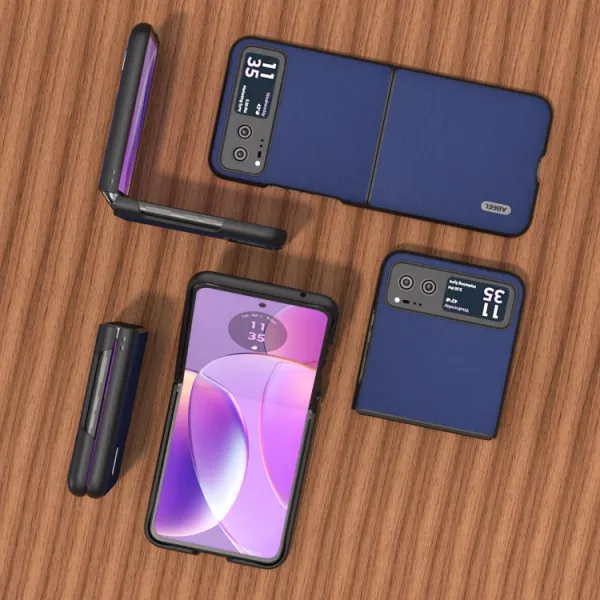 ABEEL HAZE Obal pre Motorola Razr 40 tmavomodrý