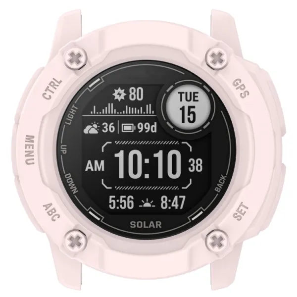 TPU HALF COVER Obal pre Garmin Instinct 2X ružový