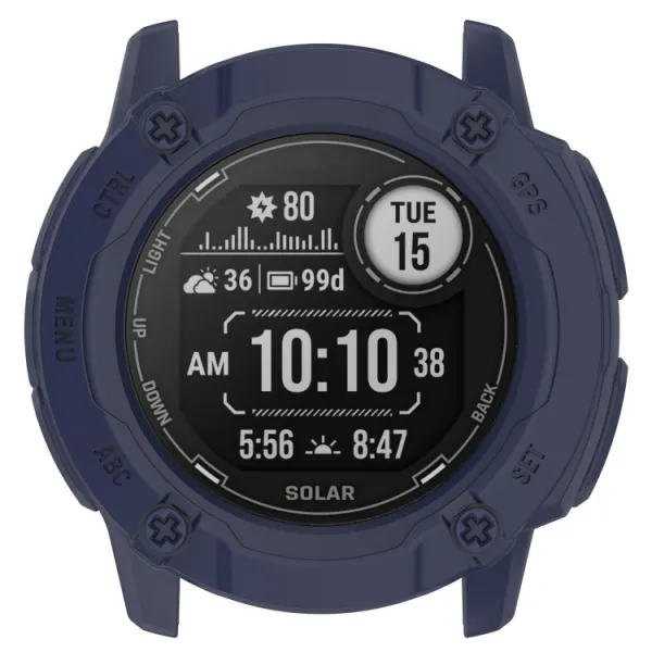 TPU HALF COVER Obal pre Garmin Instinct 2X modrý