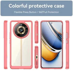 CRYSTAL Ochranný kryt pre Realme 11 Pro 5G červený