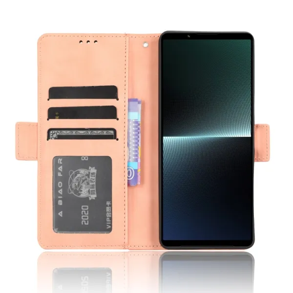 SLOT Peňaženkový obal pre Sony Xperia 1 V ružový