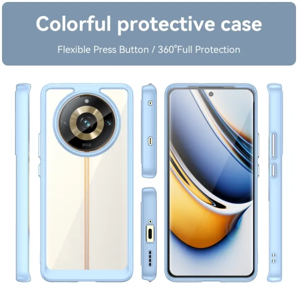 CRYSTAL Ochranný kryt pre Realme 11 Pro 5G modrý