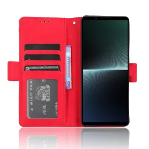 SLOT Peňaženkový obal pre Sony Xperia 1 V červený