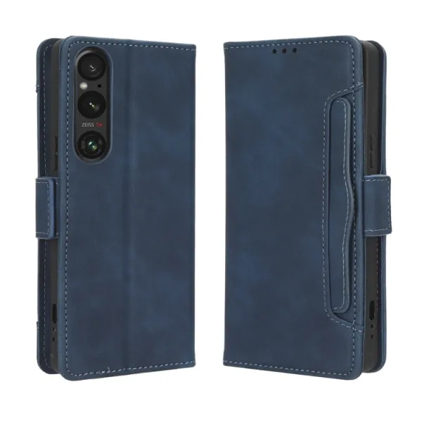 SLOT Peňaženkový obal pre Sony Xperia 1 V modrý