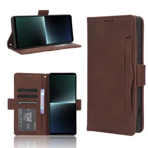 SLOT Peňaženkový obal pre Sony Xperia 1 V hnedý