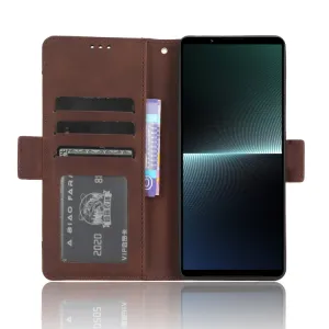 SLOT Peňaženkový obal pre Sony Xperia 1 V hnedý