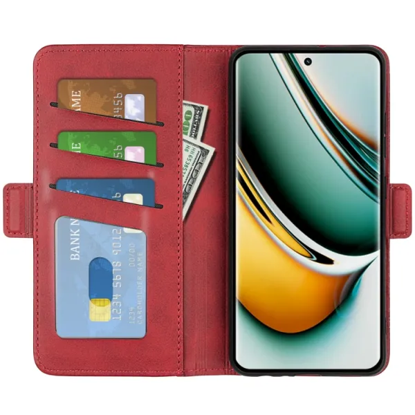 SIDE Peňaženkové puzdro pre Realme 11 Pro 5G červené