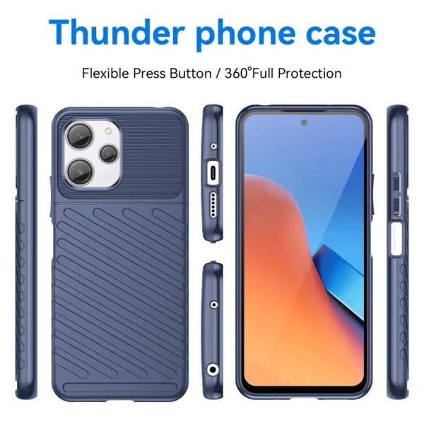 THUNDER Ochranný obal Xiaomi Redmi 12 5G modrý