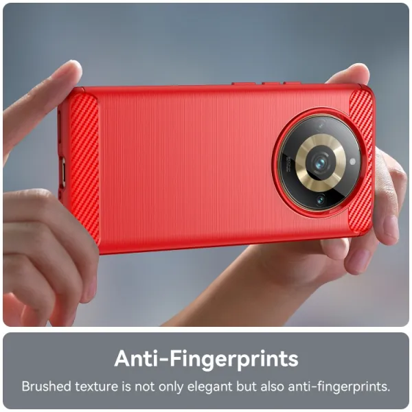 FLEXI TPU Kryt pre Realme 11 Pro+ 5G červený