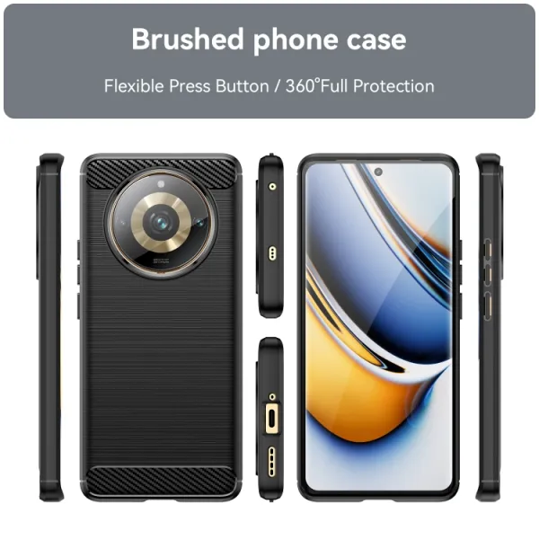FLEXI TPU Kryt pre Realme 11 Pro+ 5G čierny