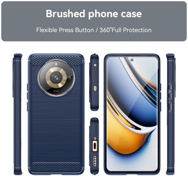 FLEXI TPU Kryt pre Realme 11 Pro+ 5G modrý