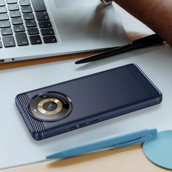 FLEXI TPU Kryt pre Realme 11 Pro+ 5G modrý