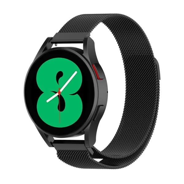MILANESE Kovový remienok Huawei Watch 4 / Huawei Watch 4 Pro čierny