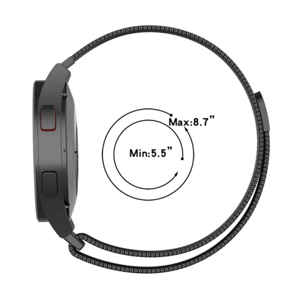 MILANESE Kovový remienok Huawei Watch 4 / Huawei Watch 4 Pro strieborný