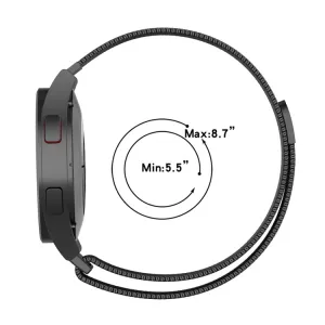 MILANESE Kovový remienok Huawei Watch 4 / Huawei Watch 4 Pro strieborný