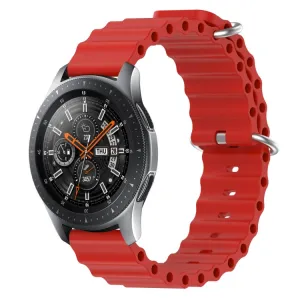 OCEAN Univerzálny silikónový remienok 20mm červený