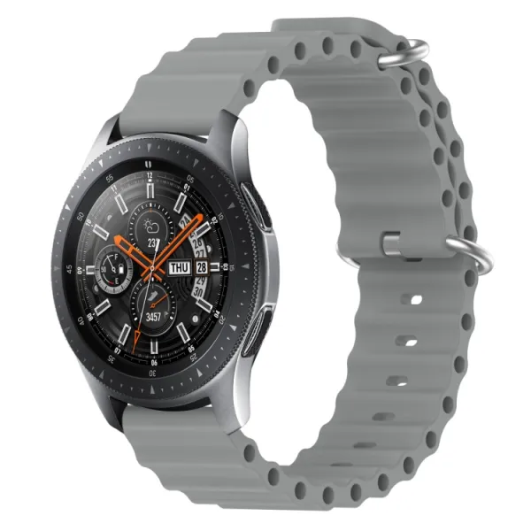 OCEAN Univerzálny silikónový remienok 20mm šedý