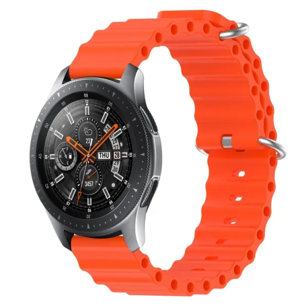 OCEAN Univerzálny silikónový remienok 20mm oranžový