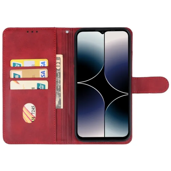 SMOOTH Peňaženkové puzdro pre Ulefone Note 16 Pro červené