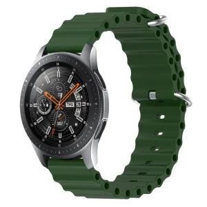 OCEAN Univerzálny silikónový remienok 20mm tmavozelený