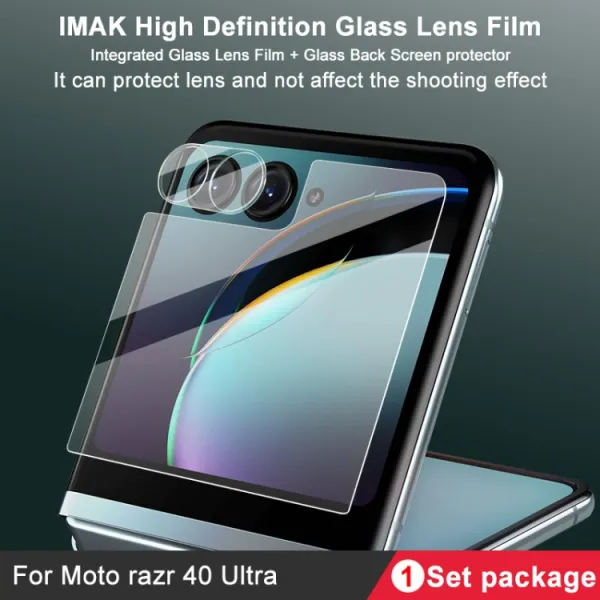 IMAK SET Sklo pre vonkajší displej a fotoaparát Motorola Razr 40 Ultra