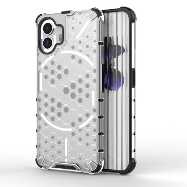 HONEYCOMB Ochranný kryt Nothing Phone 2 biely